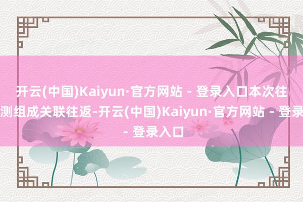 开云(中国)Kaiyun·官方网站 - 登录入口本次往返推测组成关联往返-开云(中国)Kaiyun·官方网站 - 登录入口