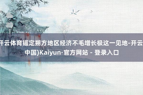 开云体育锚定朔方地区经济不毛增长极这一见地-开云(中国)Kaiyun·官方网站 - 登录入口