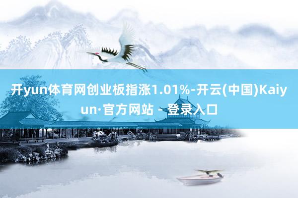 开yun体育网创业板指涨1.01%-开云(中国)Kaiyun·官方网站 - 登录入口